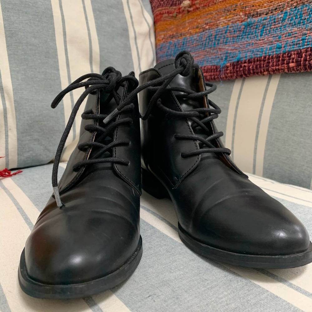 black shoe